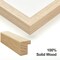 11x17 Wood Picture Frames Set of 4, Natural Solid Oak Wood Frame 11x17 for Poster and Wall Gallery, Wall Mount (4 pack, Oak)